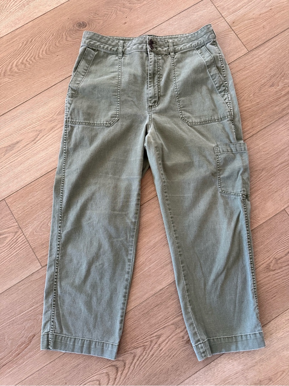 Madewell Straight Leg Crop Utility Pants